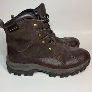 KHOMBU Men’s Thinsulate Leather Waterproof Boots 8